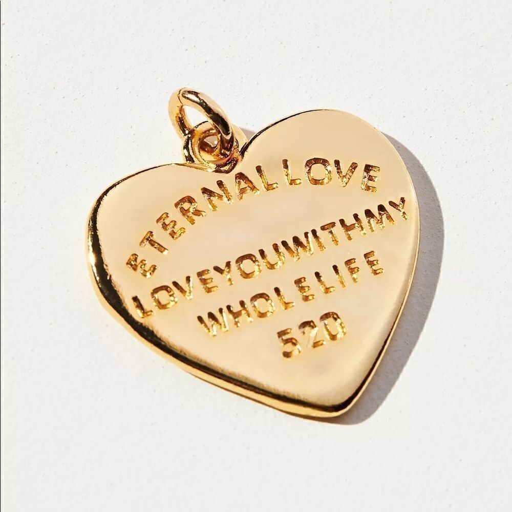 Anthropologie Eternal Love Heart Charm